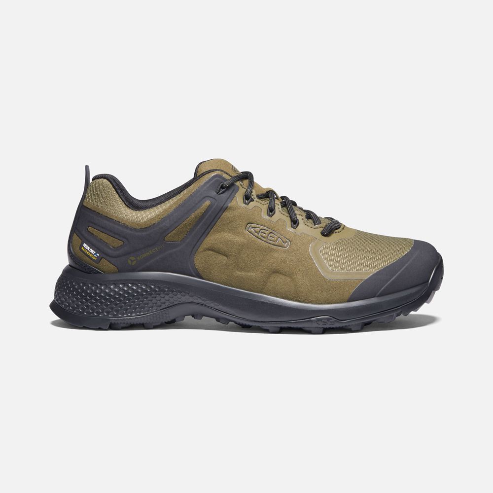 Keen Wandelschoenen Heren Olijfgroen/Zwart - Explore Waterproof - 08439-EZAV